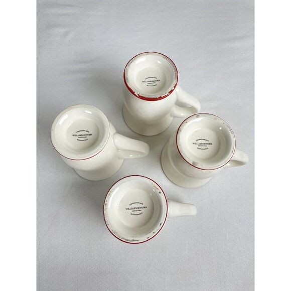 Williams Sonoma Snowman Chef Mugs Christmas Hot Cocoa Coffee Mug 4 - Picture 6 of 6